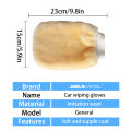 SEAMETAL Waterproof Car Wash Microfiber Gloves Soft Thickened Wool Plush Car Cleaning Mitt Double-faced Glove Car Wash Supplies.