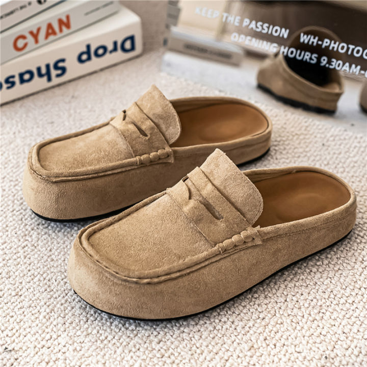 Fashion%20Comfortable%20Men's%20Casual%20Shoes%20Leather%20Loafers%20Half%20Slippers%20Slip-on%20Lazy%20Driving%20Shoes%20Couple%20Breathable%20Walking%20Shoes%20-%20Image%204