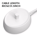 USB Charger for Oral B Braun Electric Toothbrush, Portable Travel Charger for Oral-B 500 3757 Waterproof Inductive Charging Base. 
