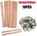 Handmade Soy Wax Candle Wooden Wick DIY Aromatherapy Candle Single Direction Wick Paraffin Wax Candle Crafting Guide. 