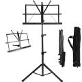 Notation Stand Lyrics Stand Adjustable Music Stand with Carrying Bag Suitable for Books, Notes, Violin Lyrics Instrumental Performance Desktop Book Stand. 