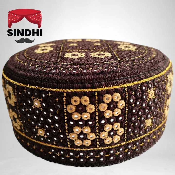 Mini Topper Islamic Islamic Namaz Topi for Men & Boys | Embroidered Muslim Prayer Gool Cap ...