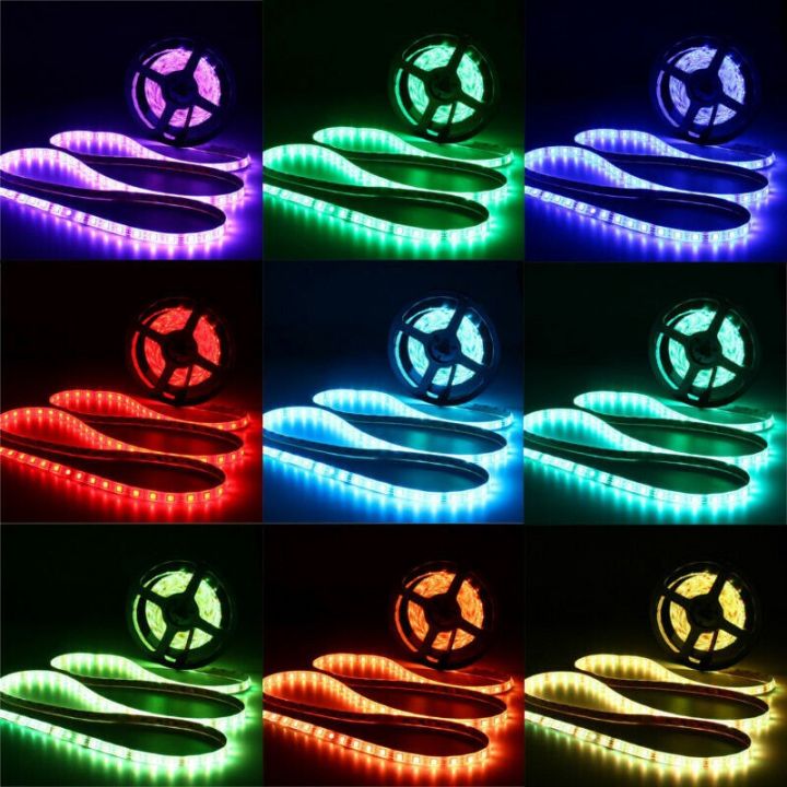 5M%20300%20LED%20IP65%20Waterproof%20Strip%20Light%20String%2012V%202835%20RGB%20IR%20Controller%20Adaptor%20-%20Image%203