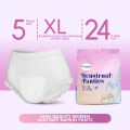 5pcs High Quality Women's Sanitary Pants Disposable Menstrual Panties Disposable Underwear All Day Or Night Sleeping Protect. 