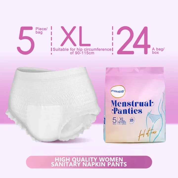 5pcs%20High%20Quality%20Women's%20Sanitary%20Pants%20Disposable%20Menstrual%20Panties%20Disposable%20Underwear%20All%20Day%20Or%20Night%20Sleeping%20Protect%20-%20Image%203