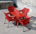 plastic Chairs and table. 