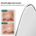 1pc Gua Sha Facial Tool Stainless Steel GuaSha Massage Tool Natural Universal Facial Silver Metal Gua Sha Board Beauty Skin Care. 