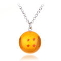 Dragon Ball Anime Keychain Charms 4 Star Dragon Balls Cosplay Accessories Crystal Resin Ball Necklace Memento of Grandpa. 