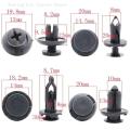 40Pcs/pack Car Plastic Rivet Bumper Fender Retainer Fastener Mud Flaps Push Clips Pin. 