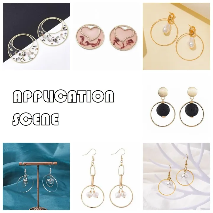 10pc%20304%20Stainless%20Steel%20Linking%20Ring%20Ring%20Golden%2012x0.8~1mm%20-%20Image%205