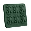 6-Cavity 3D Race Car Silicone Ice Mold Grand Prix Style Ice Cube Tray Chocolate Mould DIY Baking Tool for Tumbler BPA Free.