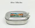 Stainless Steel Lunch Box – 0.8L, Rectangular, Food-Grade, Eco-Friendly. 