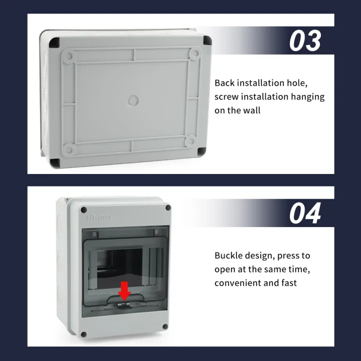 IP65%20Waterproof%20Distribution%20Box%20HT-5/8/12/15/18/24%20Way%20ABS%20Plastic%20Material%20Transparent%20Visual%20Window%20Wall-mounted%20Outdoor%20Use%20-%20Image%206
