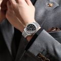 【Popular】CHENXI 004D Fashion Men's Quartz Watch Calendar Luminous Stainless Steel Watches Waterproof Casual Men Wrist Watch reloj hombre. 