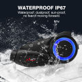 MAXTO M3 Motorcycle Helmet Bluetooth Headset Intercom 1000m WiFi 1080P Lens Video Recorder Waterproof 6 Riders.