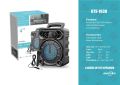 GTS- 1638 Wireless Portable Bluetooth Speaker with Mic USB SD Card suppported High quality sound with base. 