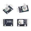 5pcs 360 Degree Rotary Encoder Module KY-040 Brick Sensor Development Board with Push Button for Arduino. 