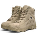 2025 Fashion Men's Desert Combat Boots Outdoor Leather Hiking Shoes Men Hunting Work Safty Boots Men's Short Boots ankle boots.