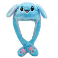 60cm Rabbit Airbag Hat Spring And Autumn New Cartoon Funny Airbag Plush Rabbit Ear Moving Hat. 