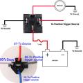 JD1912 Car Relay Harness 12V 40A 4 Pin SPST Harness Sockets with Color-labeled Wires for Automotive Truck Van Motorcycle Boat. 