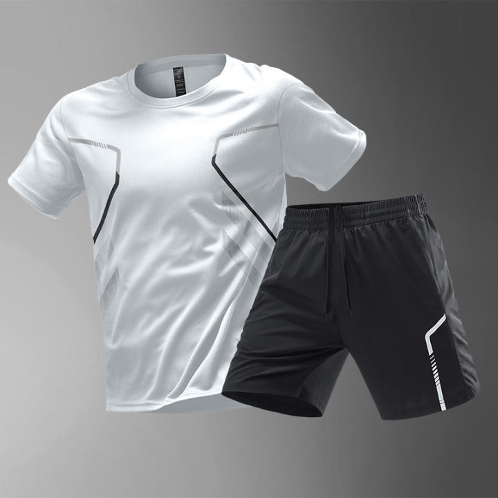 CHRLCK%20Men's%20Quick%20Drying%20Running%20Sets%20Breathable%20Hiking%20Fishing%20T-Shirt%20Short%20Soft%20Elasticity%20Gym%20Fitness%20Suits%20Outdoor%20Sports%20-%20Image%208