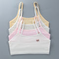 Cartoon Summer Young Children's Breast Care Bras Developmental Girls Training Bra Puberty Students Kids Vest Teenage Underwears. 