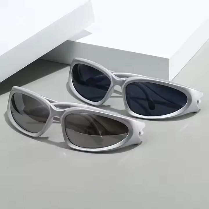 2/3pcs%20Fashionable%20Men%20and%20Women%20Sunglasses%20High-end%20Y2K%20Square%20Bicycle%20Glasses%20Resistant%20Sunglasses%20Outdoor%20Hiking%20UV400%20-%20Image%204