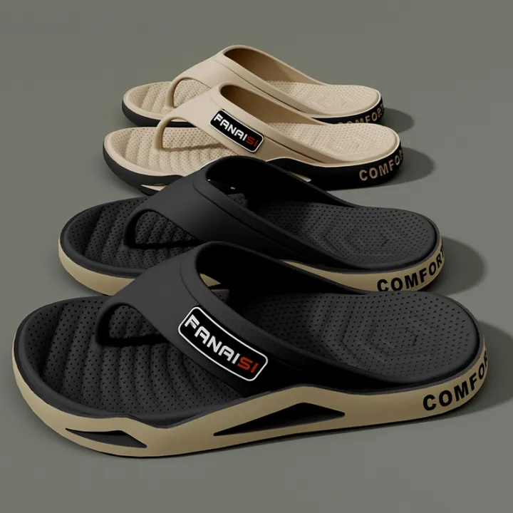 Summer%20Fashion%20Men's%20Slippers%20Outdoor%20Sports%20Flip%20Flops%20Hiking%20Travel%20Bathing%20Park%20Casual%20Wear,%20Comfortable%20Breathable%20Non-slip%20-%20Image%202