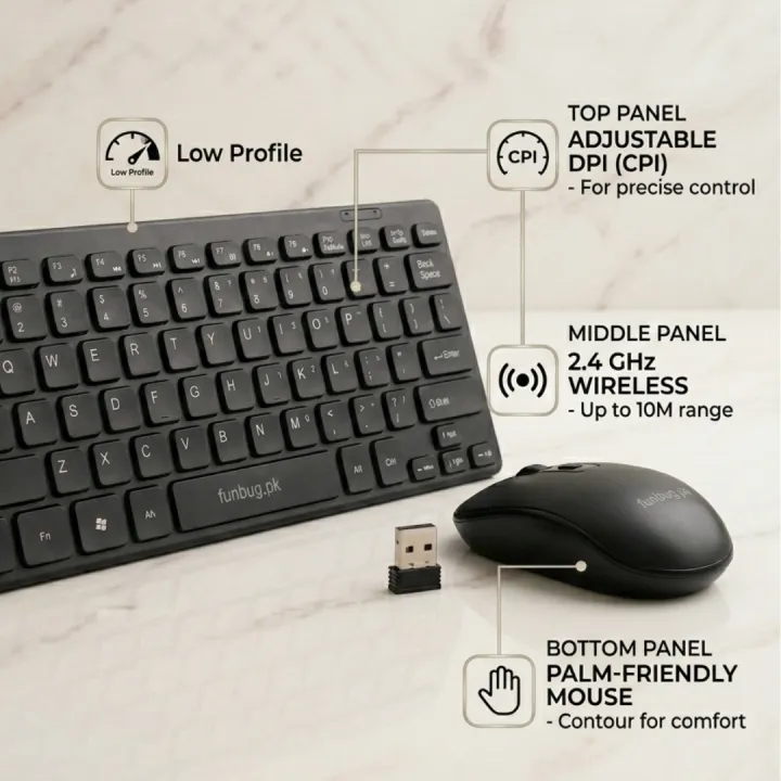 Mini%C2%A0Wireless%20Keyboard%20and%20Mouse%20Combo%20%7C%20Ultra-Slim%20Portable%202.4GHz%20Mini%20Keyboard%20&%201600%20DPI%20Adjustable%20Mouse%20Set%20for%20Laptop,%20Mobile,%20PC%20&%20Smart%20TV%20%7C%20Silent%20Typing%20-%C2%A010M%20Range%20-%20Matte%20Black%20-%20By%20FunBug%20-%20Image%208