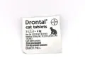 Drontal Deworming Tablet For Cats - 1 tablet. 