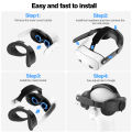 Compatible with Quest 3S Elite Strap forEnhanced Support and Comfort in VR,Meta Quest 3S\Quest 3 Comfort Head StrapAccessories. 
