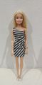 Barbie Glitz Black & White Stripe Dress Doll Limited Edition for girls. 