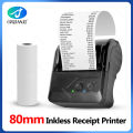 80mm Thermal Printer Portable Receipt Ticket Wireless Bluetooth Mobile Pocket Bill Machine Android Loyverse POS 3 inch Maker. 