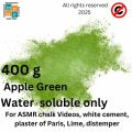 ASMR & Cement Dry Colours For ASMR Chalk Powder 400 Gram Pack. Red، Yellow، Pink ، Green، Blue ، Brown، White، Apple green۔ also use in white cement, chalk, gypsum, distemper, lime, plaster of Paris, concrete, grouting for tiles and stones etc۔. 