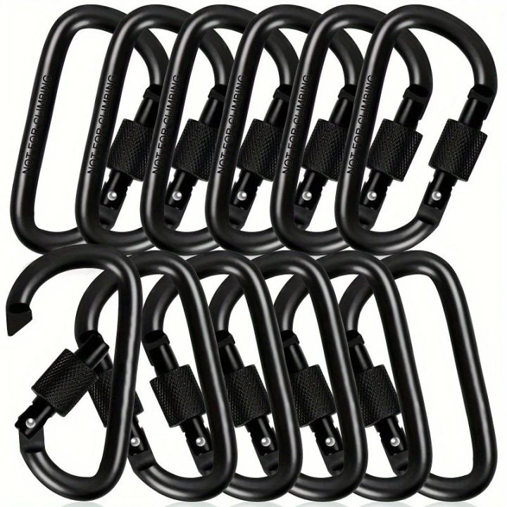 4Pcs%20Aluminum%20Alloy%20D-Ring%20Carabiner%20Hammock%20Hook%20Hook%20Organizer%20Shopping%20Bag%20Clip%20Hook%20for%20Outdoor%20Hiking%20Travel%20Backpack%20-%20Image%204
