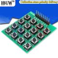 5PCS 8pin 4*4 4x4 Matrix 16 Keys Button Keypad Keyboard Breadboard Module MCU for arduino Diy Kit. 