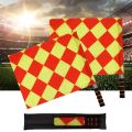 2pcs/Pack Soccer Referee Flags Professional Fair Play Sports Match Football Linesman Flags Sports Game Referee Equipment. 
