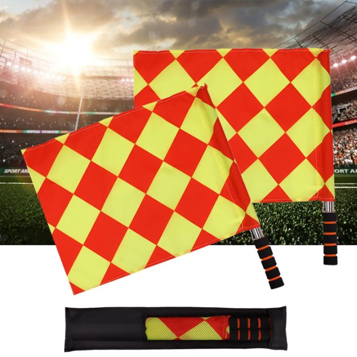 2pcs/Pack%20Soccer%20Referee%20Flags%20Professional%20Fair%20Play%20Sports%20Match%20Football%20Linesman%20Flags%20Sports%20Game%20Referee%20Equipment%20-%20Image%202