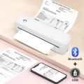 Portable A40 Thermal Printer Inkless Bluetooth A4 paper Mobile Phone photo Document printer for office work home printer, Shipping label print support Pc Mac. 