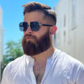 Men's Metal Sunglasses Square Half Frame Rice Nails Casual Trend Personality Retro Fashion Outdoor Sports Eyeglasses. 