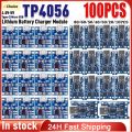 100-1PCS TP4056 Lithium Battery Charger Module 4.5V-5V for Lithium Batteries Charger 1A Type-C Micro USB Battery Charger Panel. 