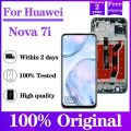 100% tested huawei nova 7i Lcd Panel Orignal Display Touch Screen Digitizer Assembly Replacement for. 