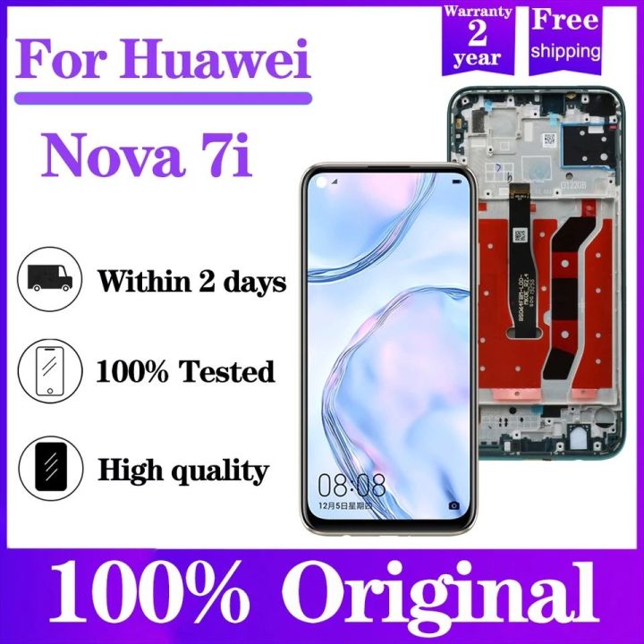 100% tested huawei nova 7i Lcd Panel Orignal Display Touch Screen Digitizer Assembly Replacement for