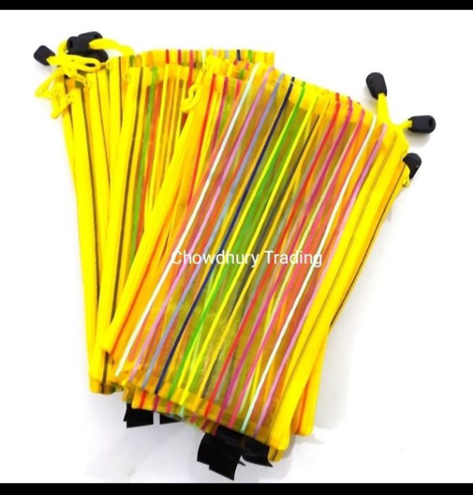 Net Bag / Jali Bag / Pencil & Pen Bag (12 Pcs)