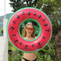 1 Pc Watermelon Swim Ring, PVC Inflatable Pool Float, Summer Fruit Float Ring for Outdoor Sports, Beach and Pool Parties. 