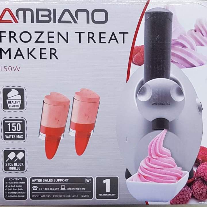 Ambiano ice cream maker instructions sale