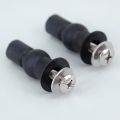 2pcs Expansion Screw Toilet Seat Top Fix Seat Hinge Hole Fixings Well Nut Screw  Back To Wall Toilet Cover Accessories. 