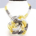 5mm 90cm Iron Flexible Twisted Jewelry Bendable Snake Necklace 12 Colors Available. 