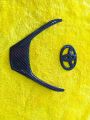Toyota Yaris 2019-2024 Carbon Fiber Steering Logo + Steering Trim Carbon Fiber (Combo Pack). 