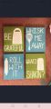 set of 4 canvas painting for kitchen decor size 6x6 inches each. 